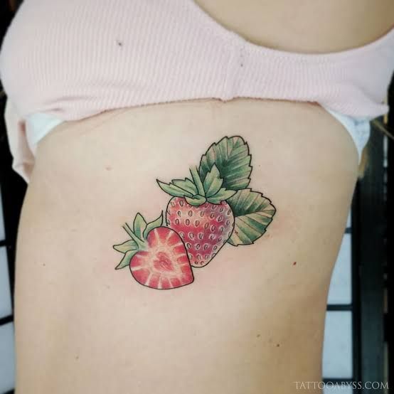 Strawberry Tattoos 42