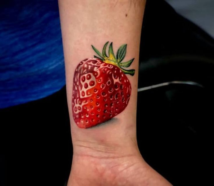 Strawberry Tattoos 46