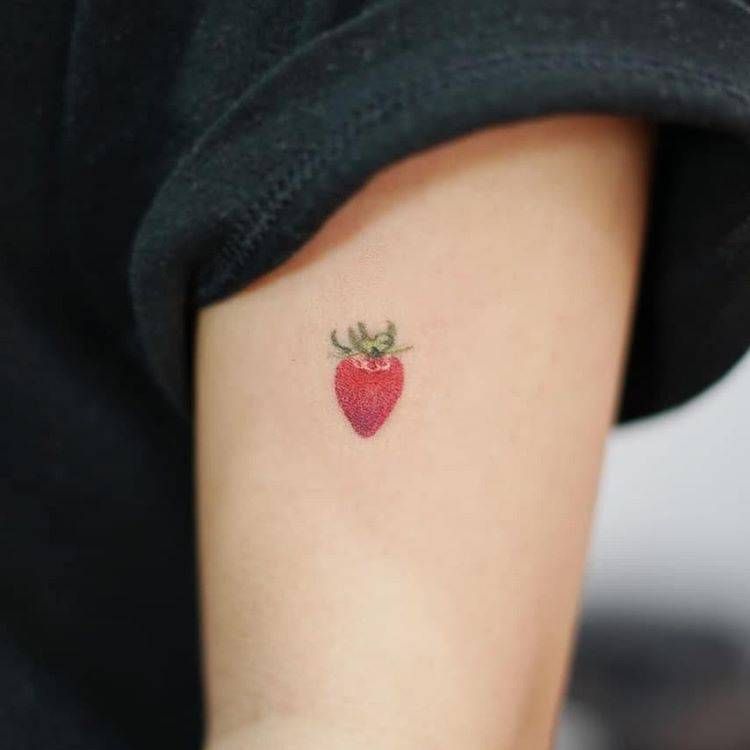 Strawberry Tattoos 47