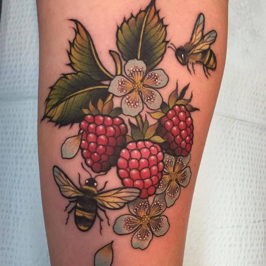Strawberry Tattoos 51