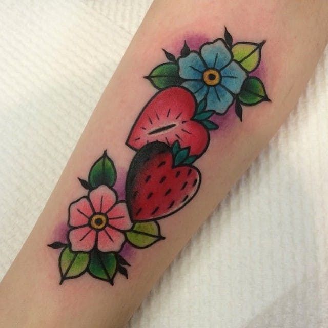 Strawberry Tattoos 52
