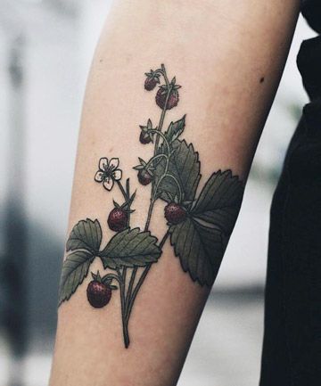 Strawberry Tattoos 8