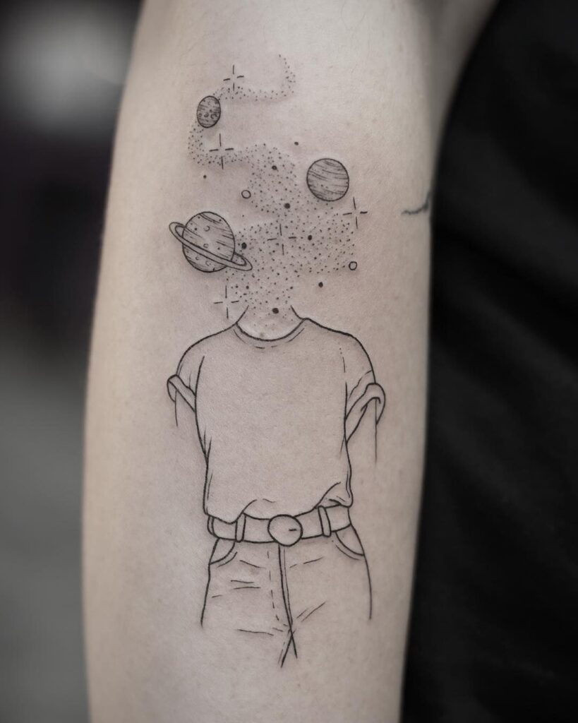 Fine Line Tattoos 122