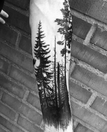 240+ Most Beautiful Forest Tattoos Designs (2022) Jungle Ink ...
