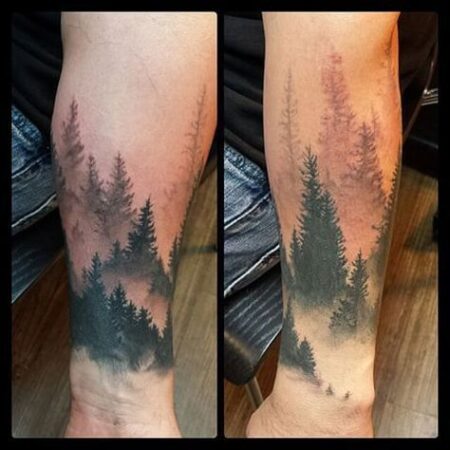 240+ Most Beautiful Forest Tattoos Designs (2022) Jungle Ink ...