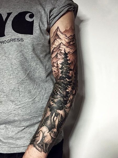 Forest Tattoos 65