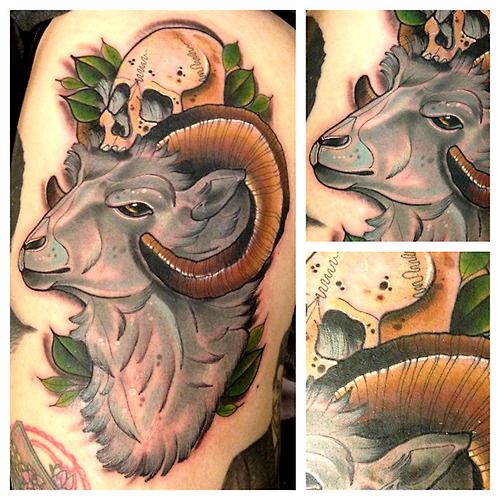 Goat Tattoos 20