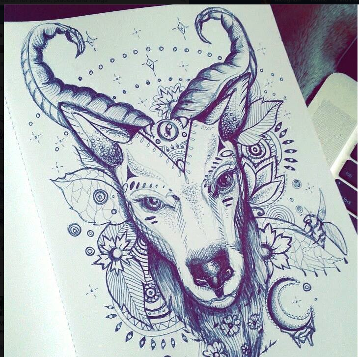 Goat Tattoos 8