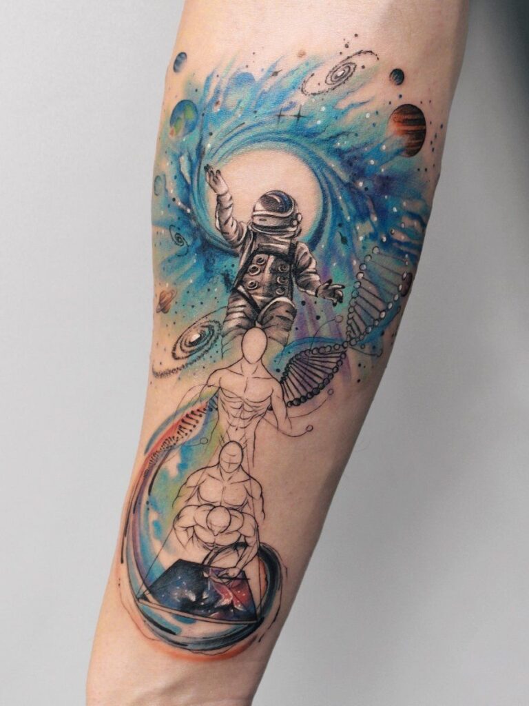 Astronaut Tattoos 122