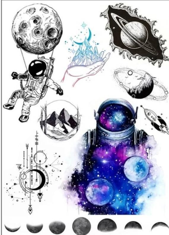 Astronaut Tattoos 124