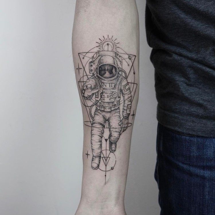 Astronaut Tattoos 127