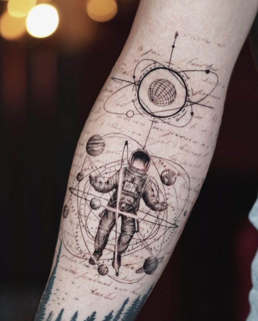 Astronaut Tattoos 133