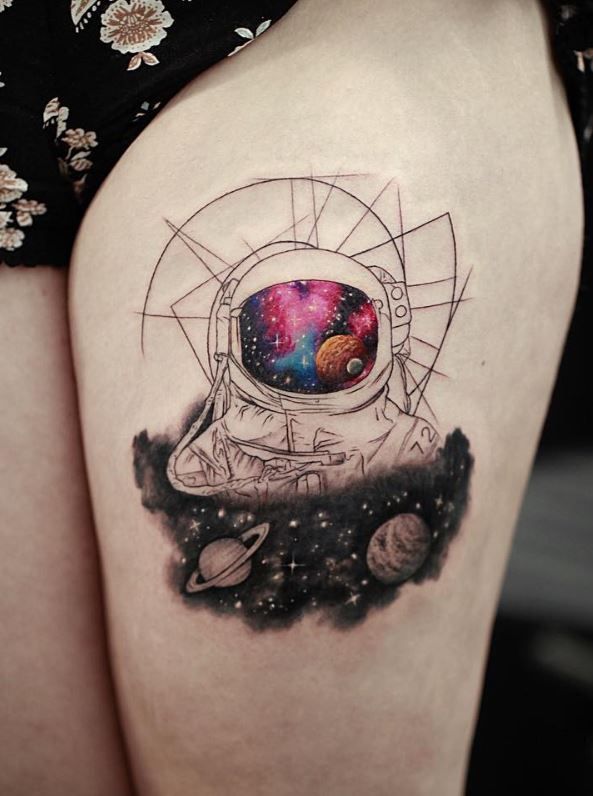 Astronaut Tattoos 137