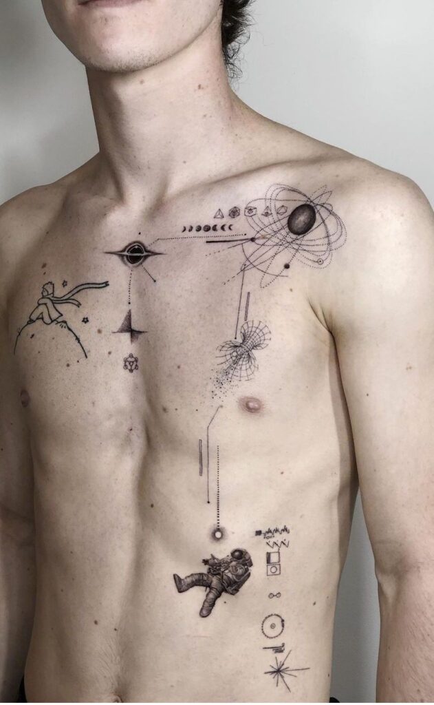 Astronaut Tattoos 141