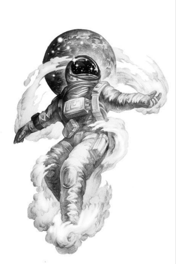 Astronaut Tattoos 152