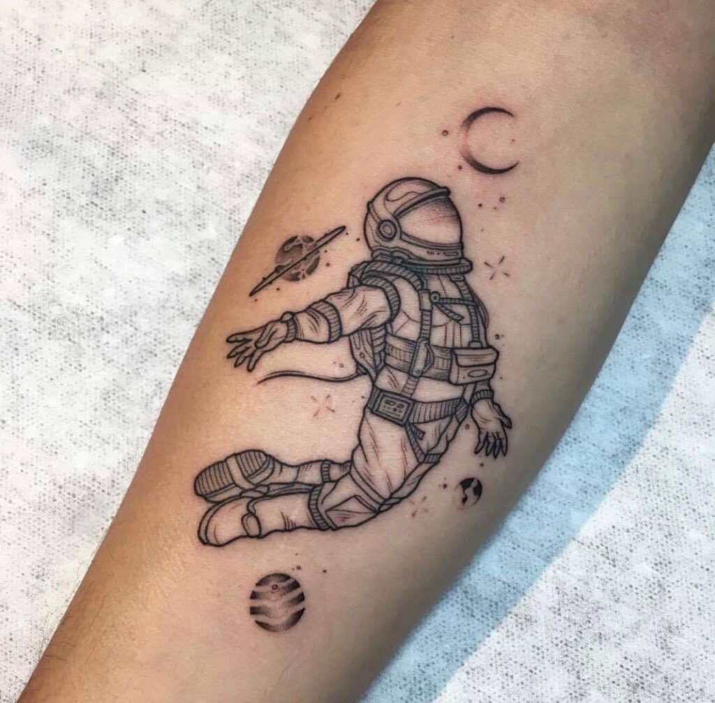 Astronaut Tattoos 154
