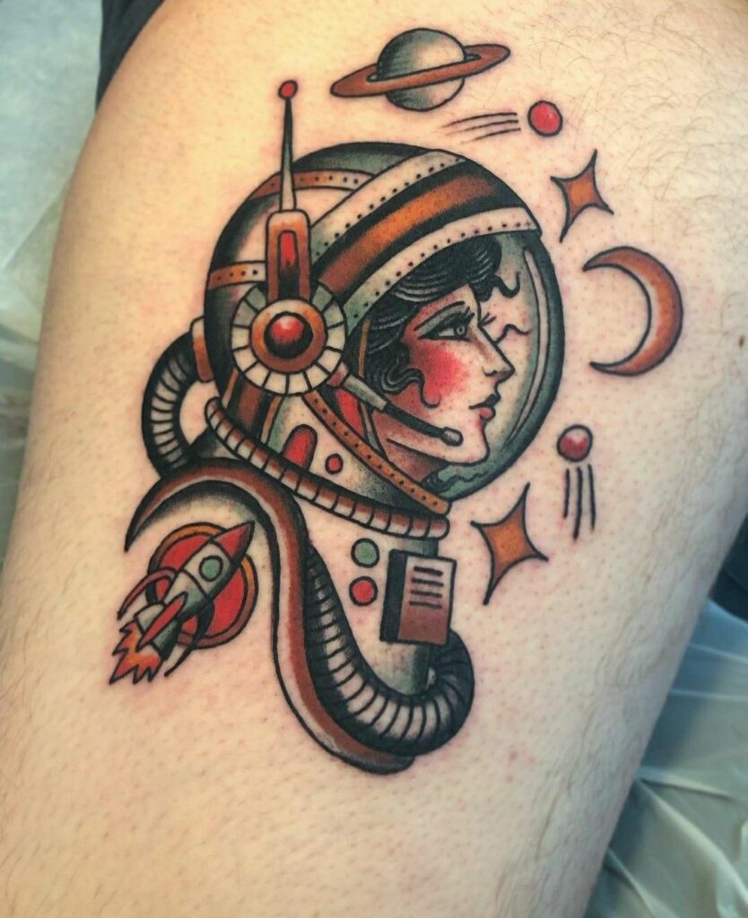 Astronaut Tattoos 159