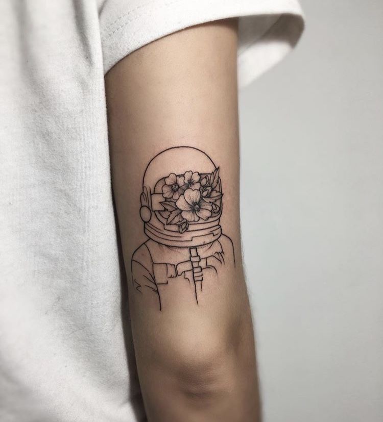 Astronaut Tattoos 160