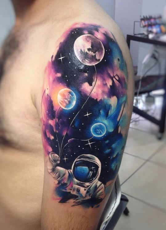 Astronaut Tattoos 171