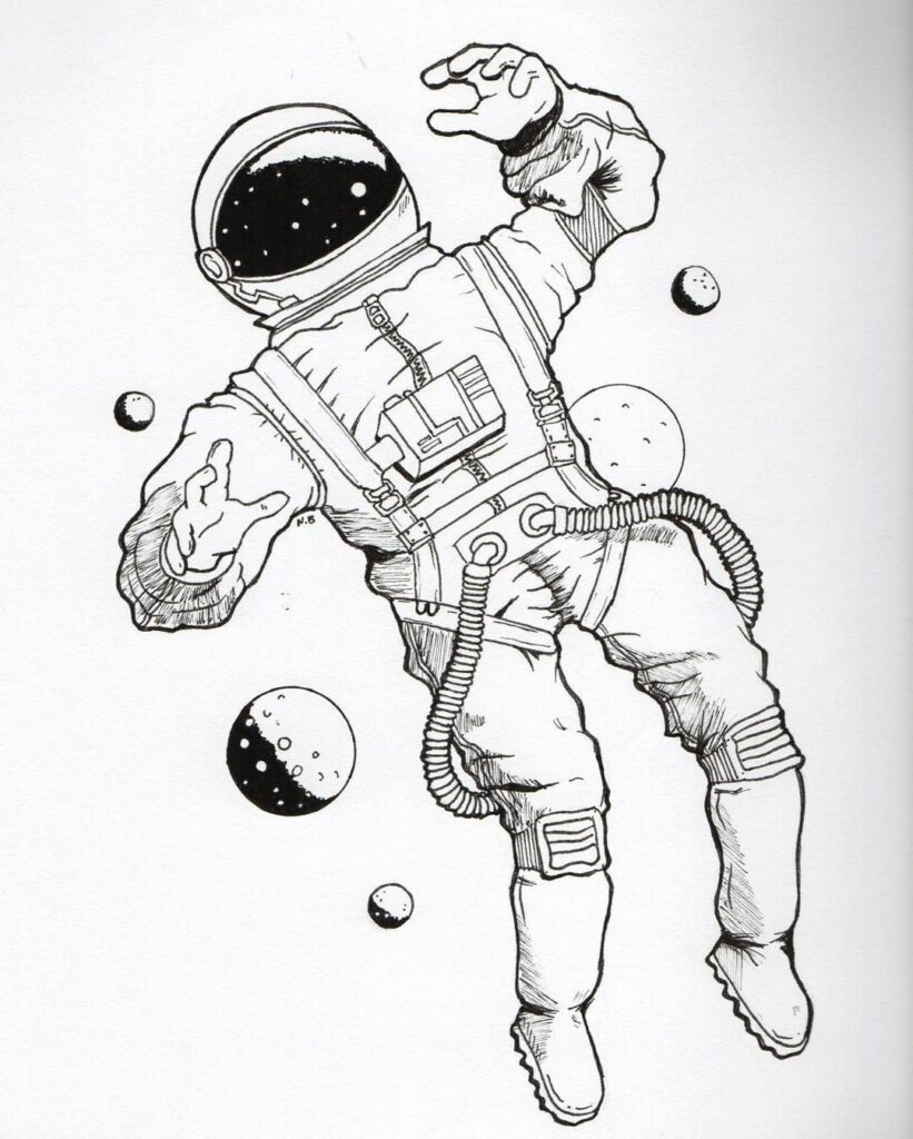 Astronaut Tattoos 174