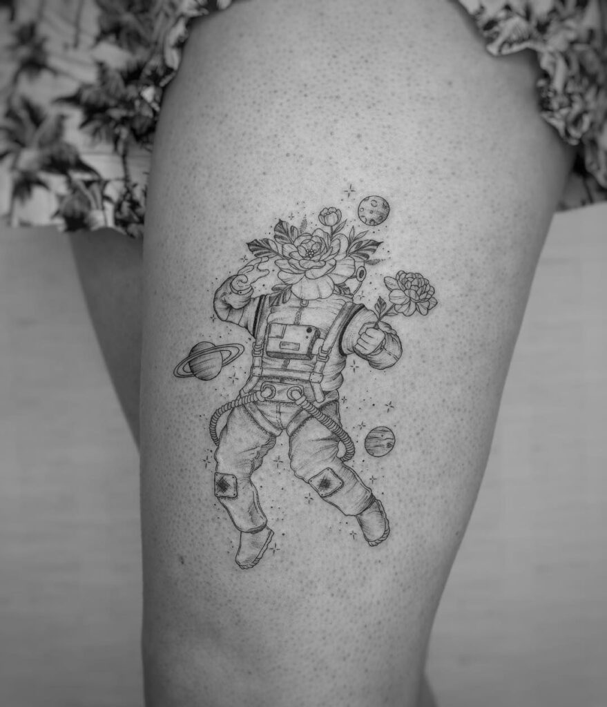 Astronaut Tattoos 179