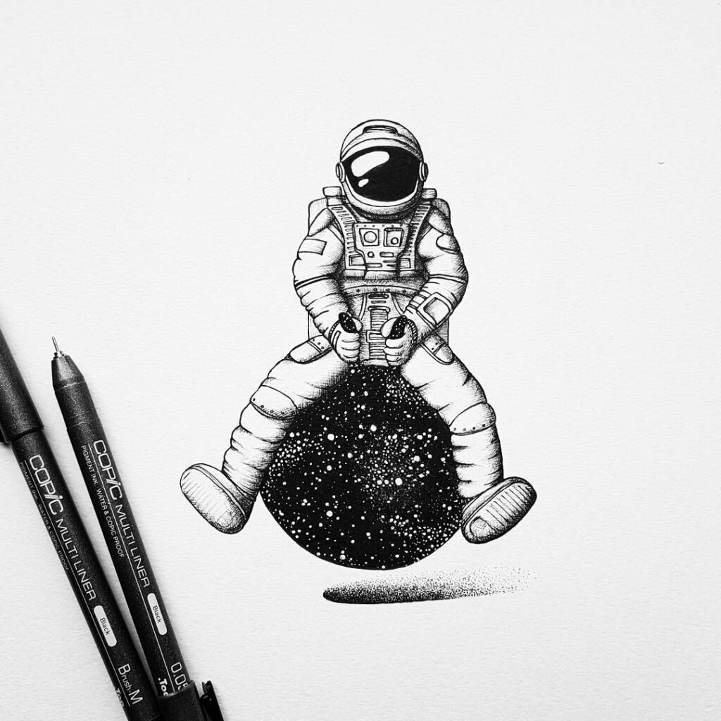 Astronaut Tattoos 184