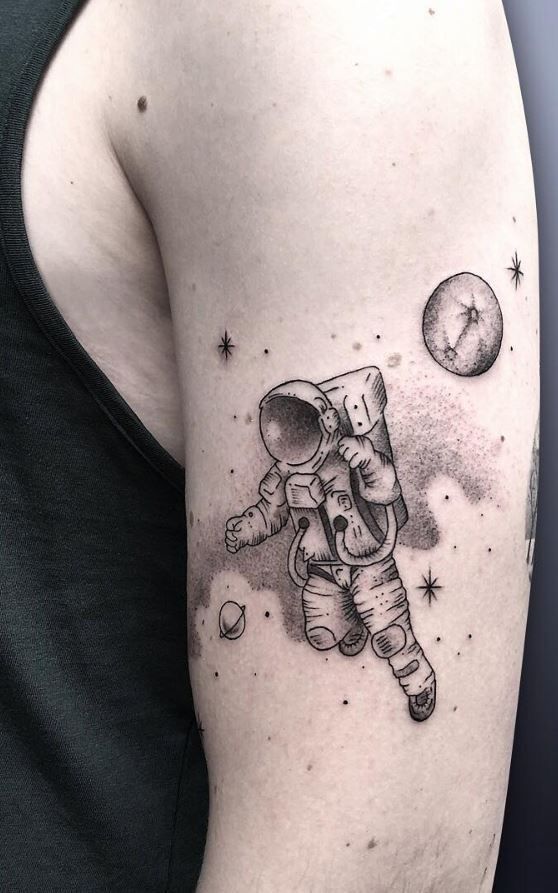 Astronaut Tattoos 196