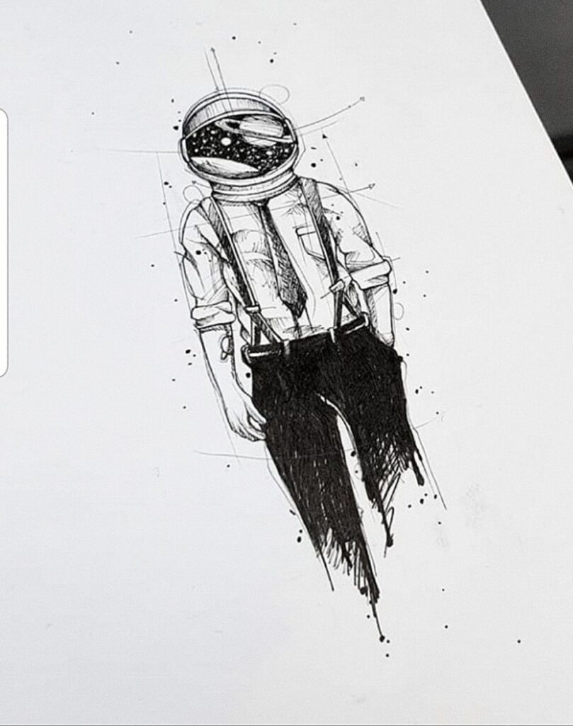 Astronaut Tattoos 20