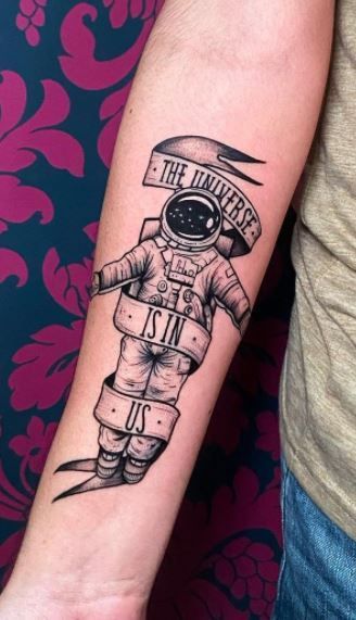 Astronaut Tattoos 213