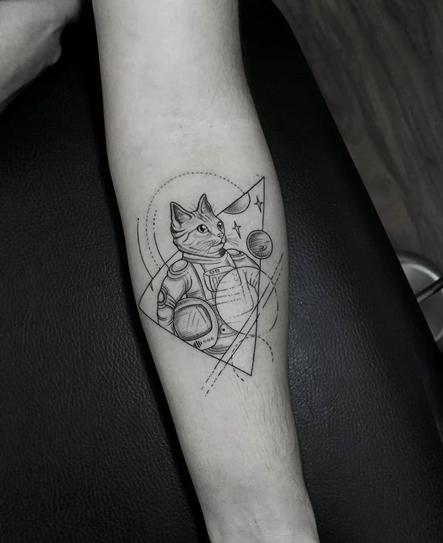 Astronaut Tattoos 23
