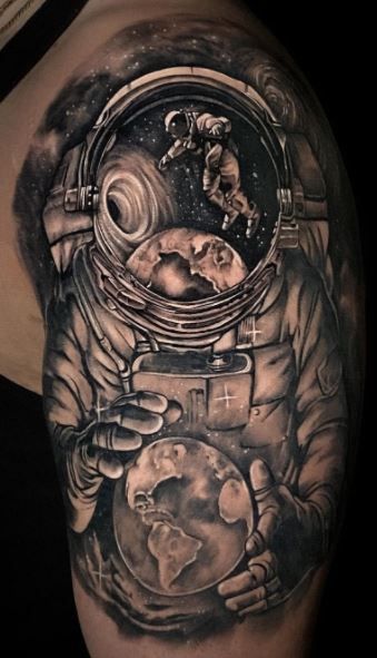 Astronaut Tattoos 236