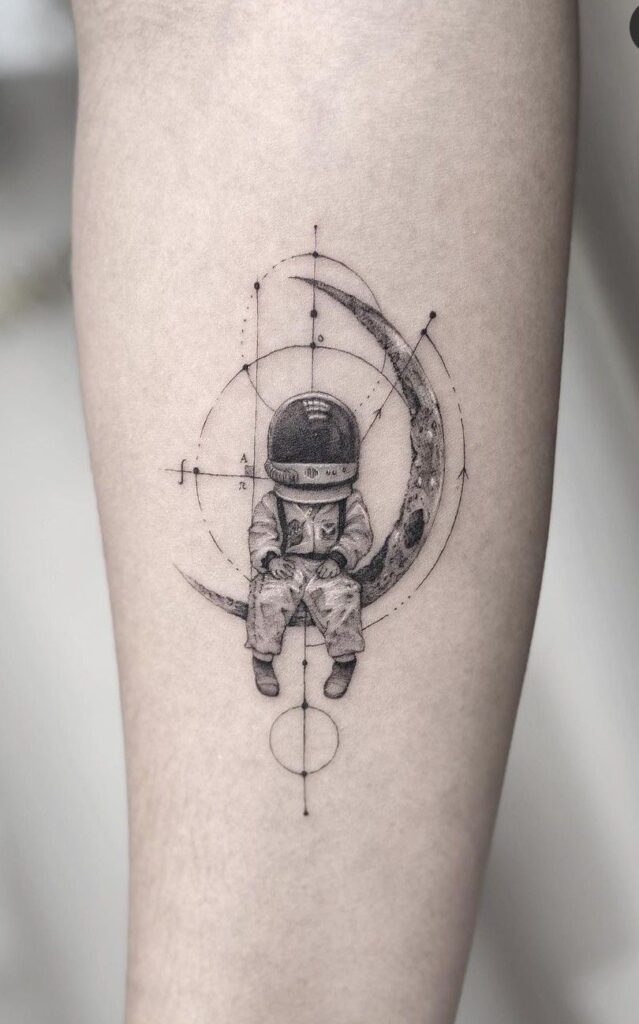 Astronaut Tattoos 30