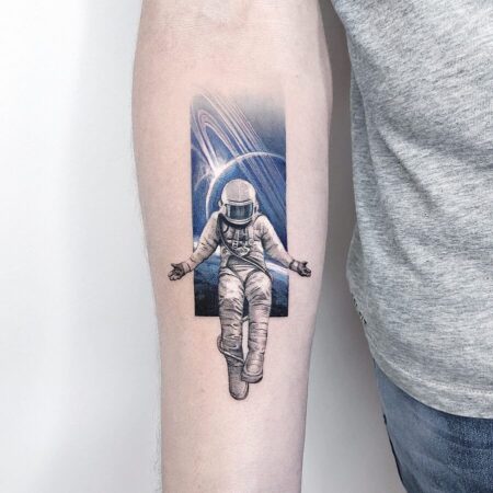 260+ Best Astronaut Tattoos Designs (2022) - TattoosBoyGirl