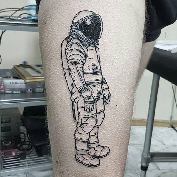 Astronaut Tattoos 34