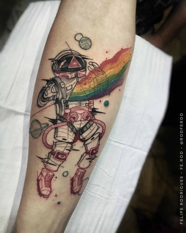 Astronaut Tattoos 5