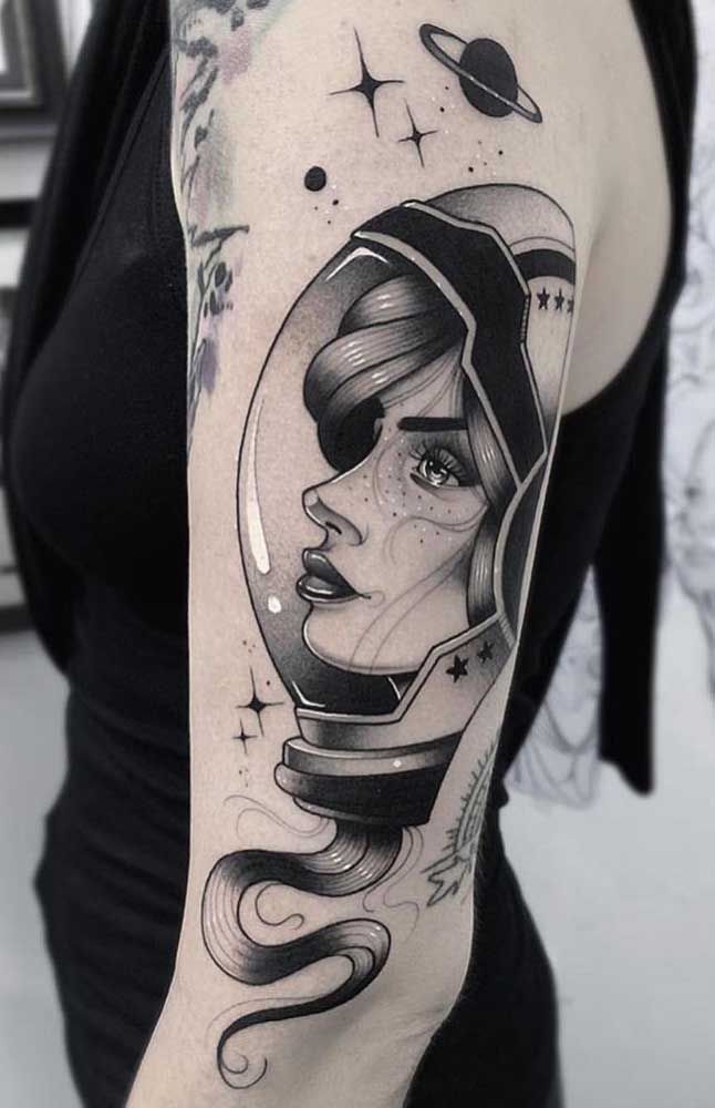 Astronaut Tattoos 51