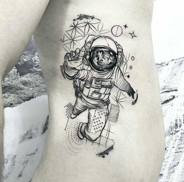 Astronaut Tattoos 63