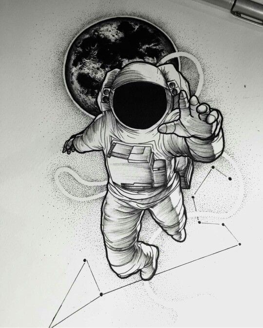 Astronaut Tattoos 69