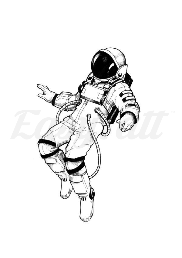 Astronaut Tattoos 7