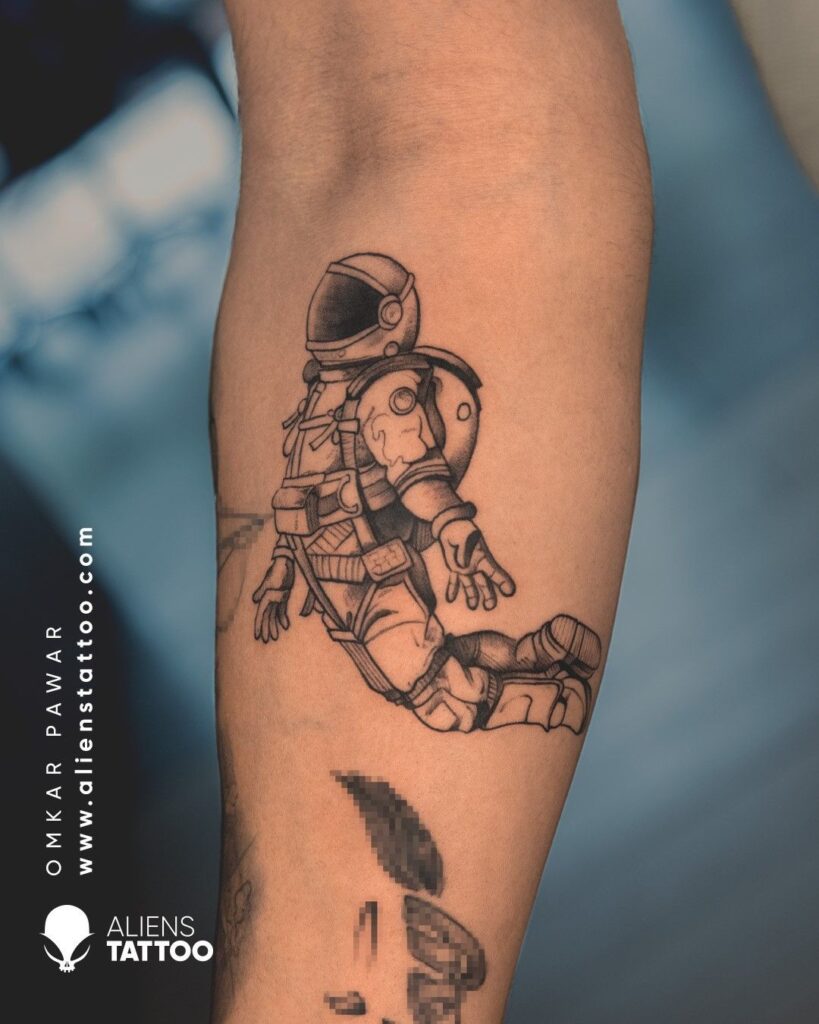 Astronaut Tattoos 70