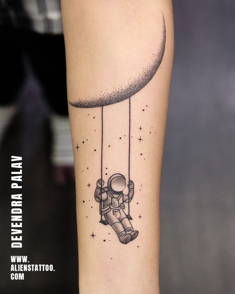Astronaut Tattoos 72