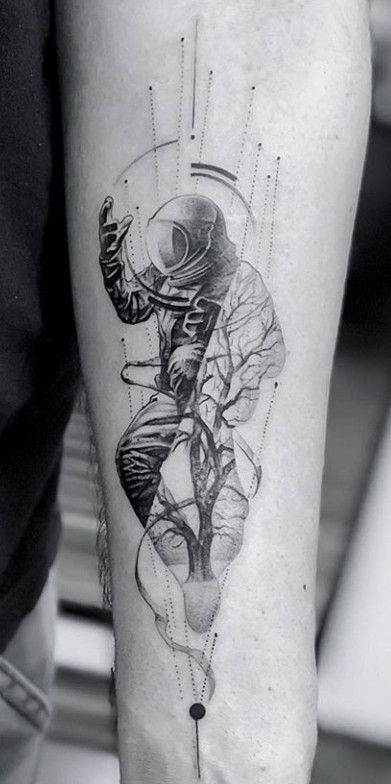 Astronaut Tattoos 73