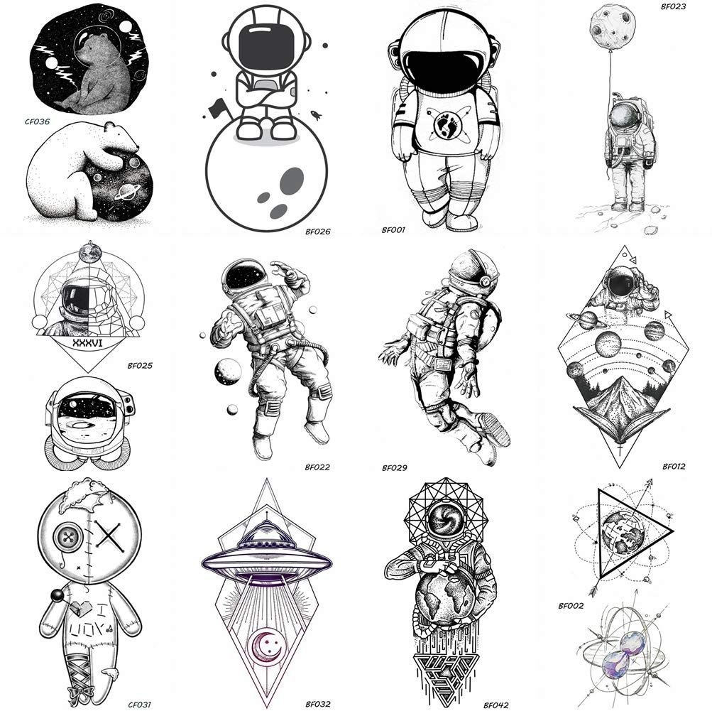 Astronaut Tattoos 84