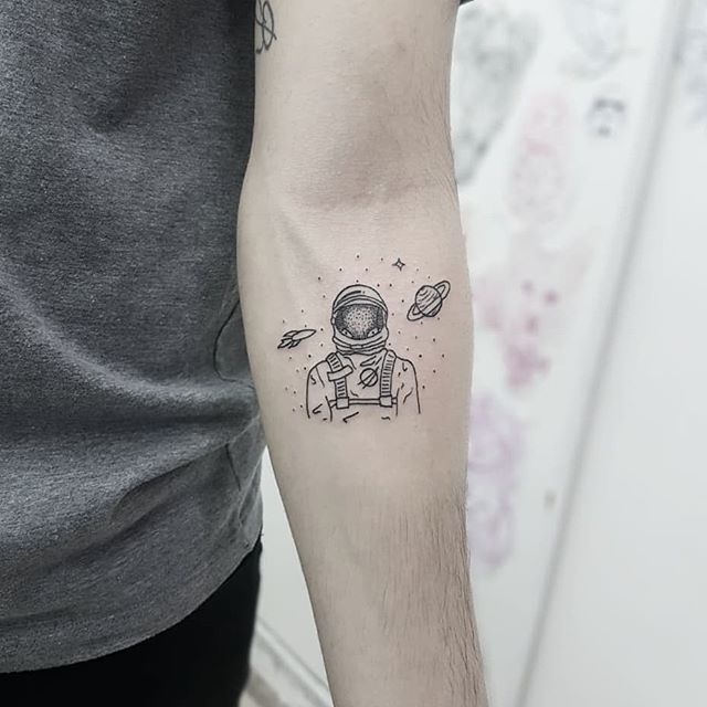 Astronaut Tattoos 96