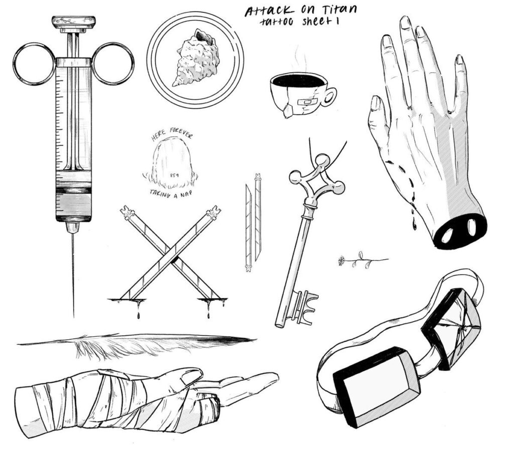 Attack On Titan Tattoos 67