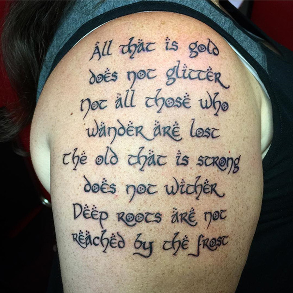 Lord Of The Rings Tattoos 23