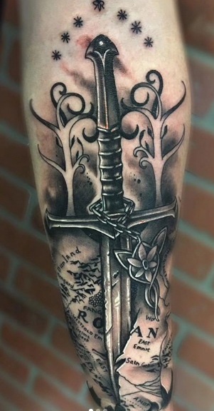 Lord Of The Rings Tattoos 9