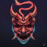 190+ Oni Mask Tattoo Designs with Meaning(2022) - TattoosBoyGirl