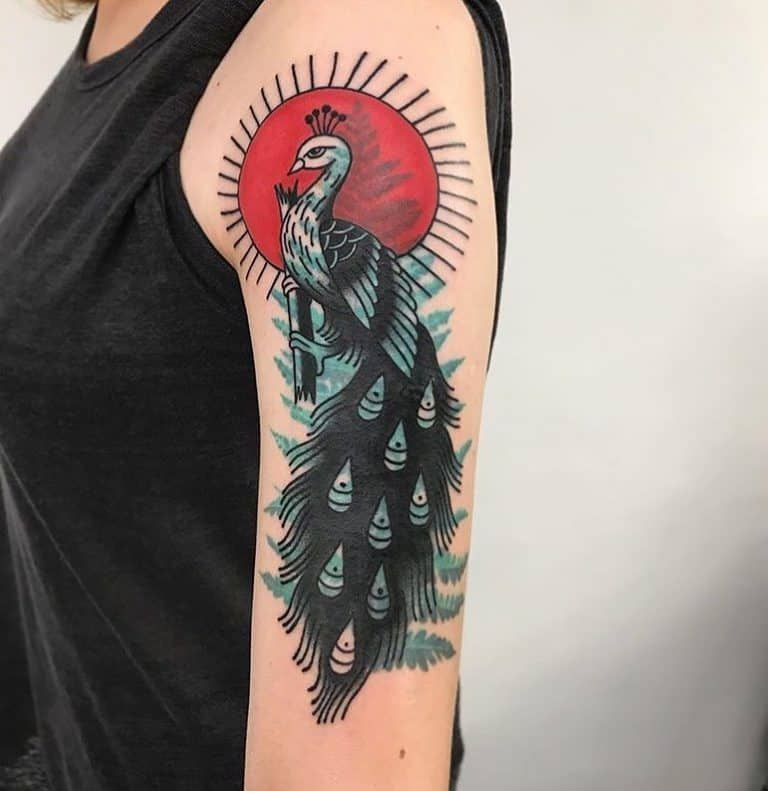 Peacock Tattoos 105