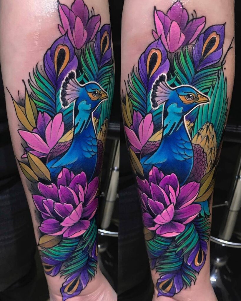 Peacock Tattoos 117